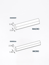 Dolder® System Maschio K L75 (2 pz) Rigida